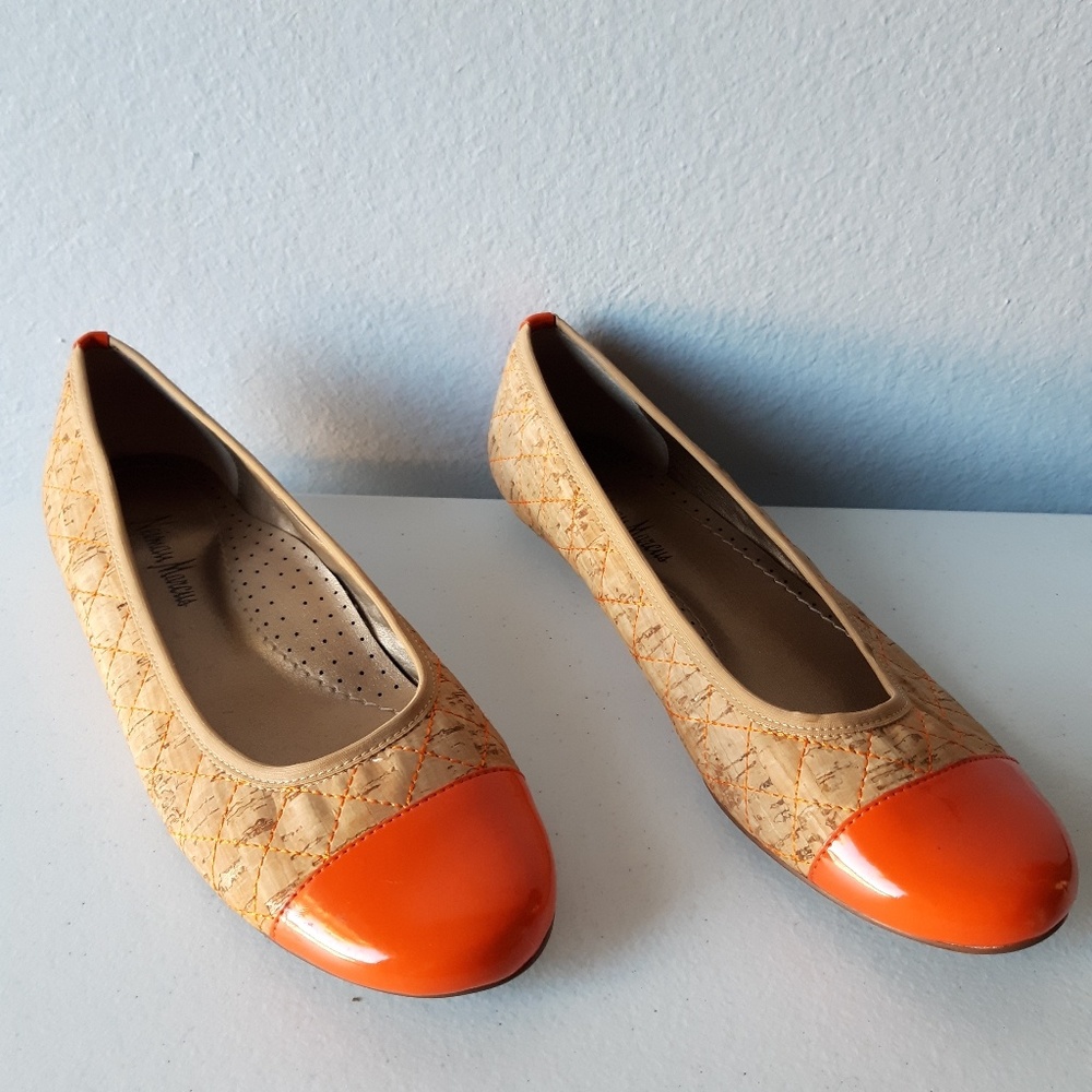 Vintage Neiman Marcus flat quilted shoes